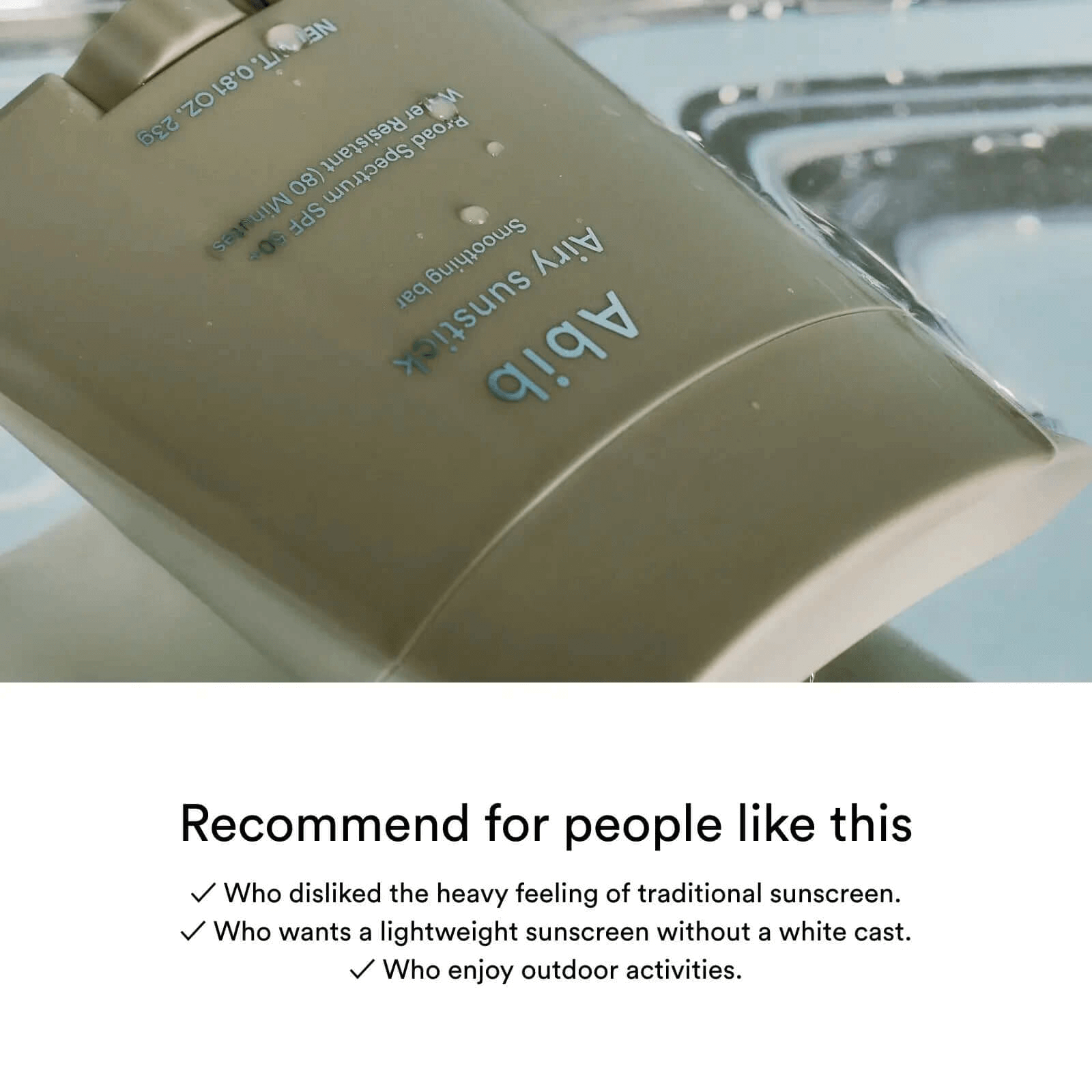 Abib Airy Sunstick SPF 50+ Abib