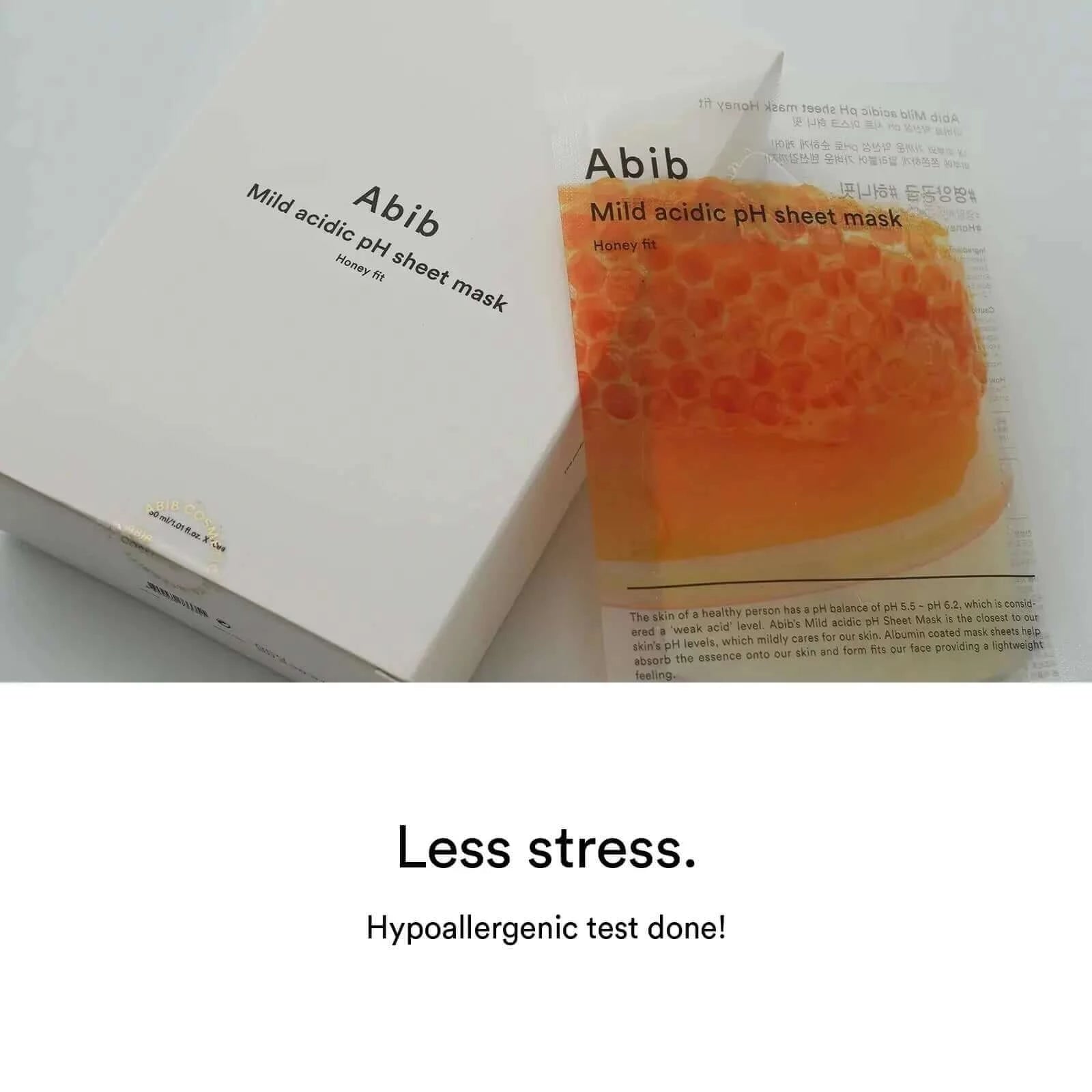Abib Mild Acidic pH Sheet Mask Honey Fit Abib