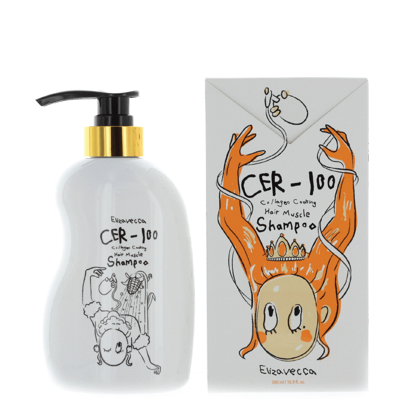 Elizavecca CER-100 Collagen Coating Hair Muscle Shampoo Elizavecca