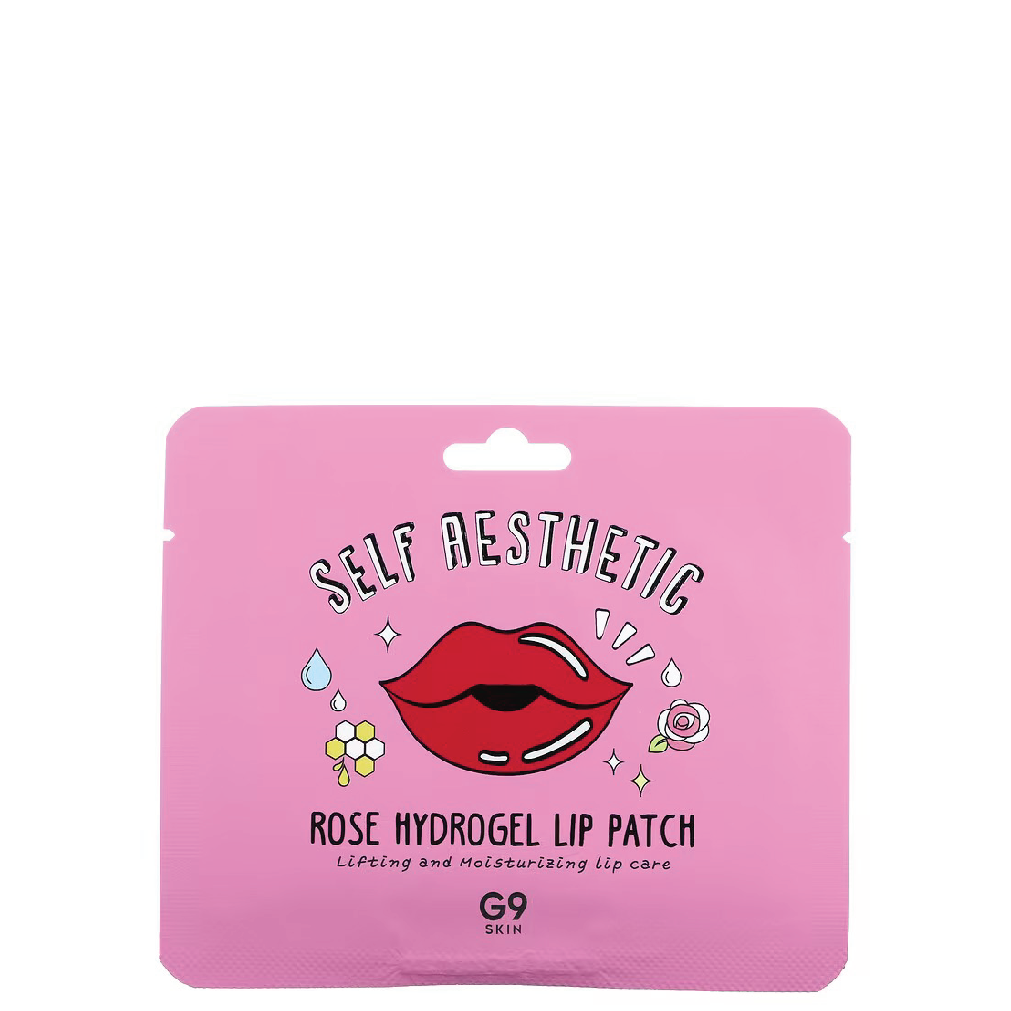 Parche labial de hidrogel de rosa autoestético G9 Skin 5ea