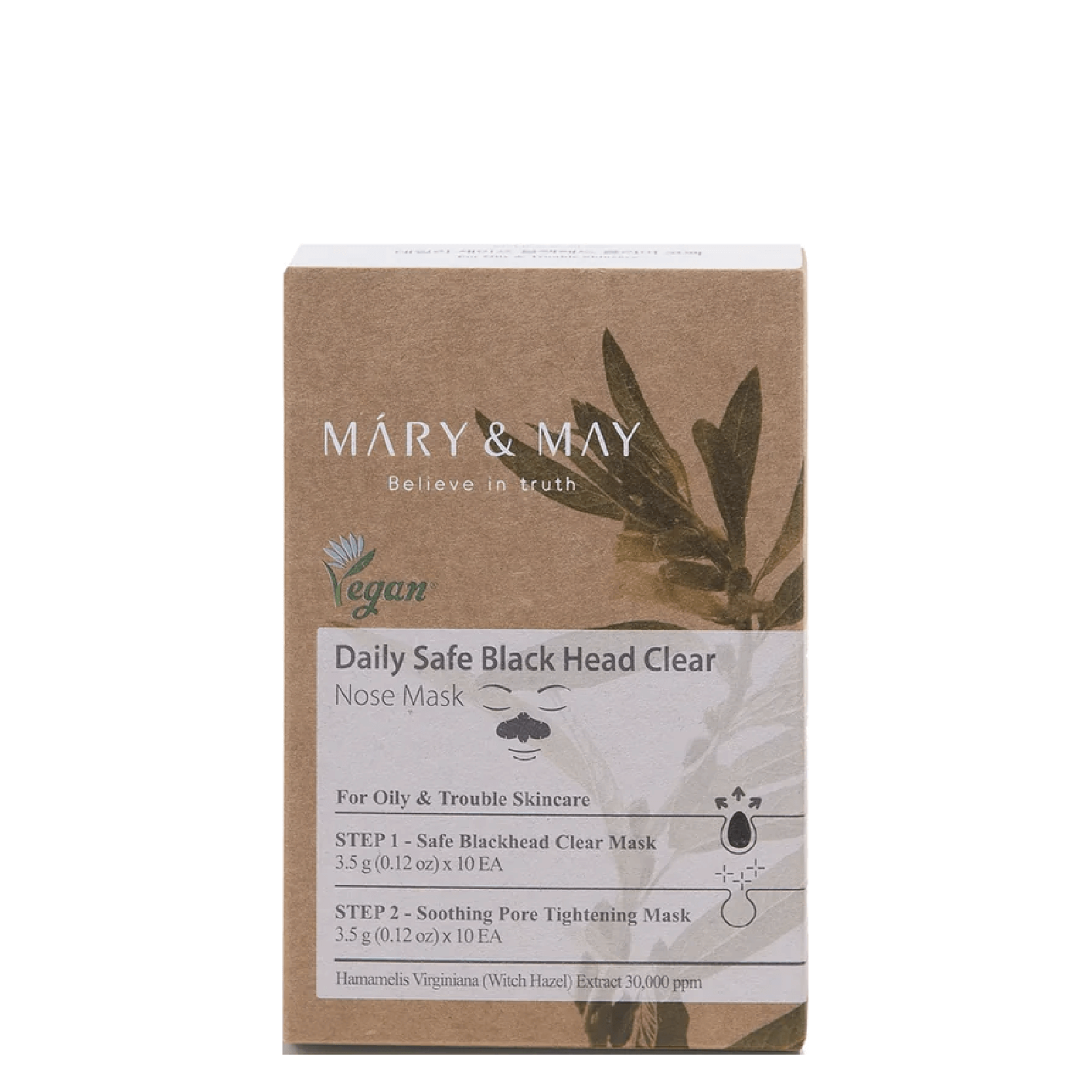Mary & May Daily Safe Black Head Clear Nose Mask Mary&May