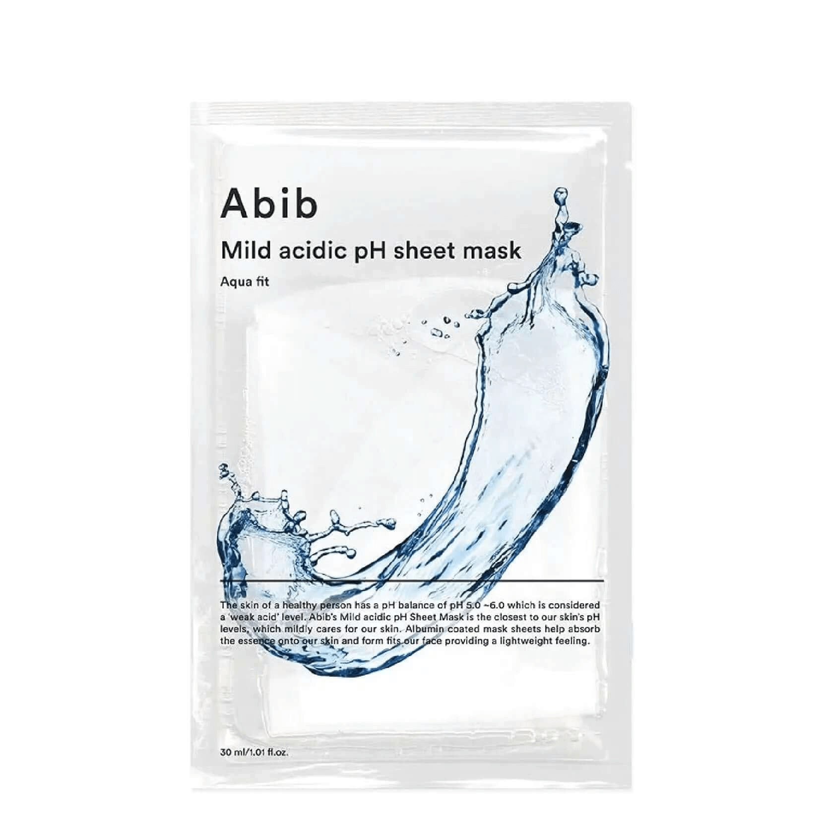 Abib Mild Acidic pH Sheet Mask Aqua Fit Abib