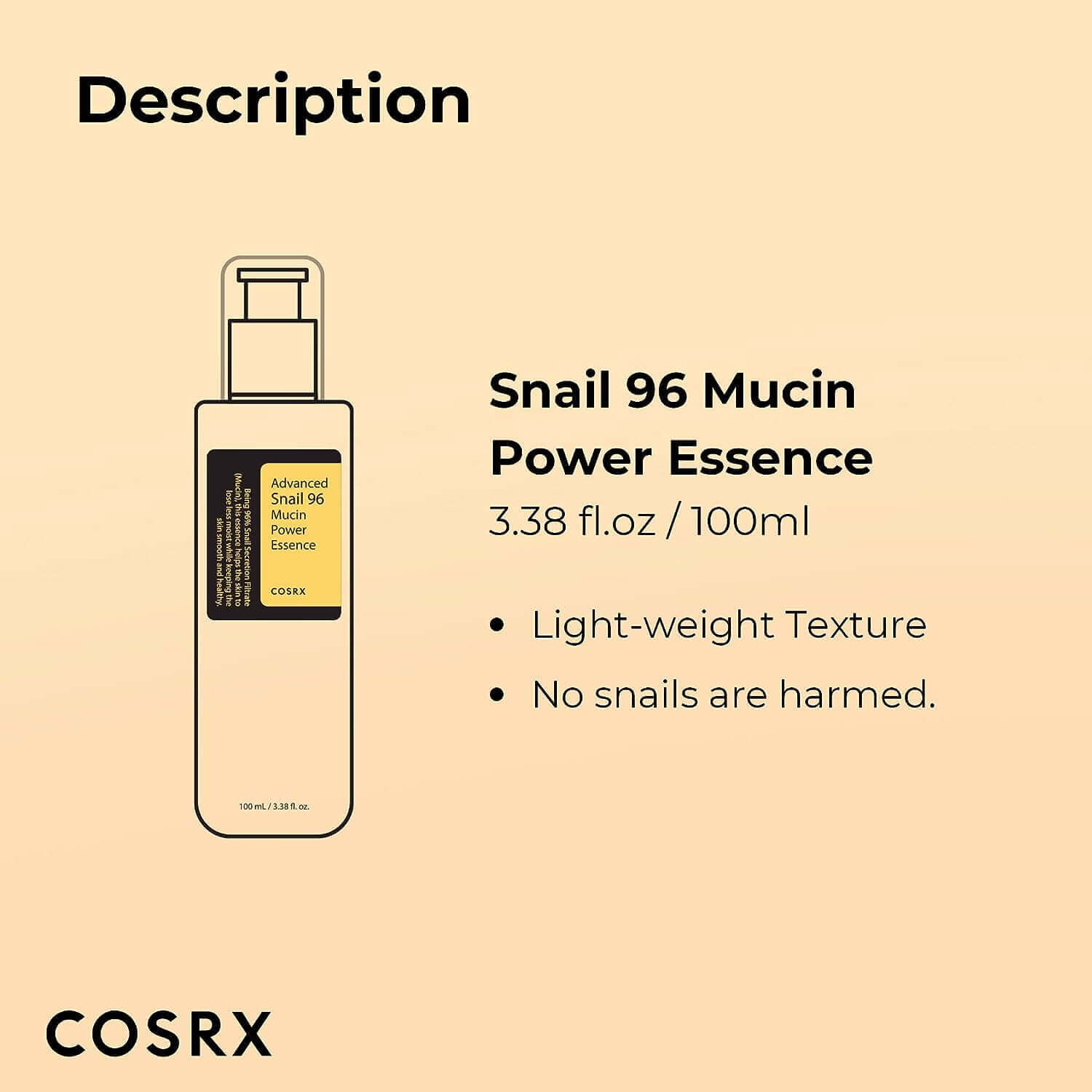 Cosrx Advanced Snail 96 Mucin Power Essence Cosrx