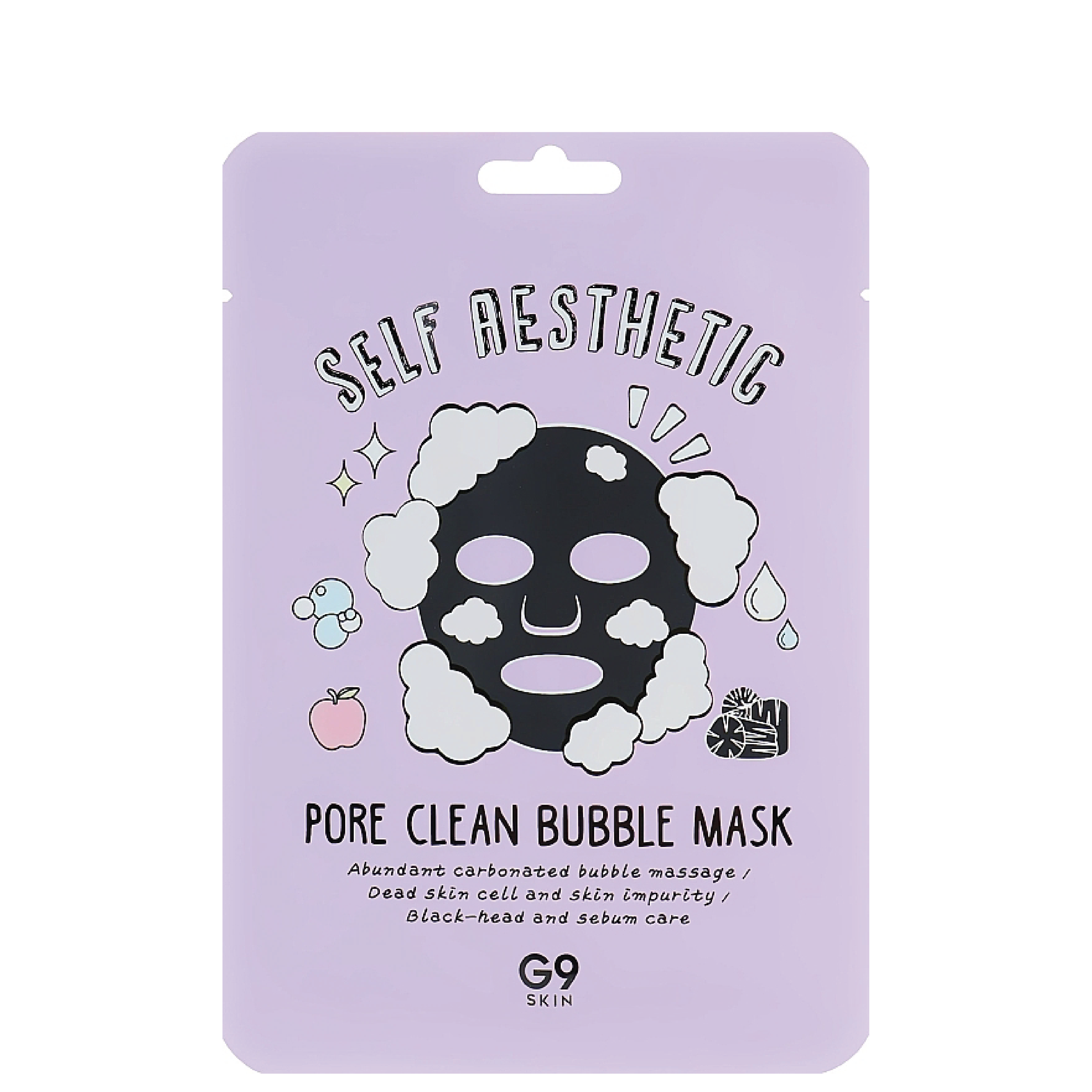 G9 Skin Self Aesthetic Pore Clean Bubble Mask 5ea