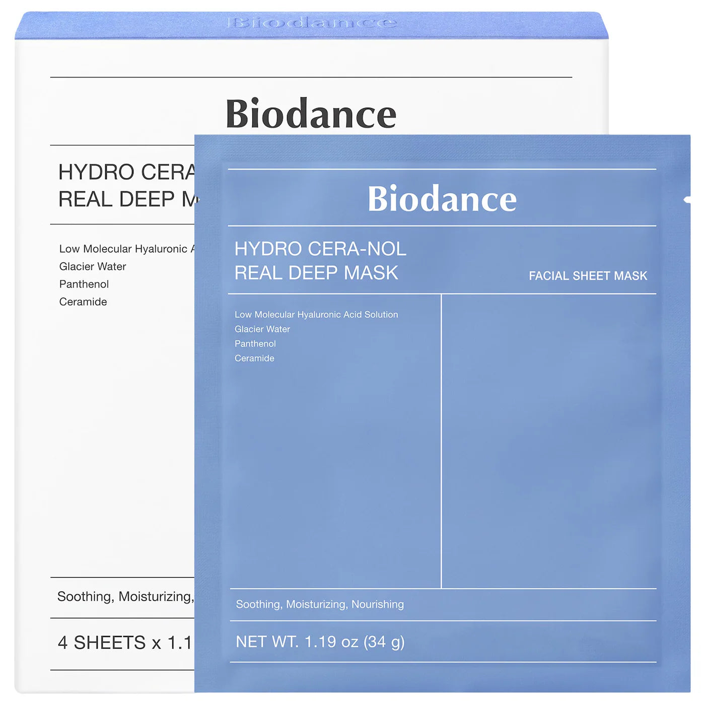 Biodance Hydro Cera-nol Real Deep Mask 4ea